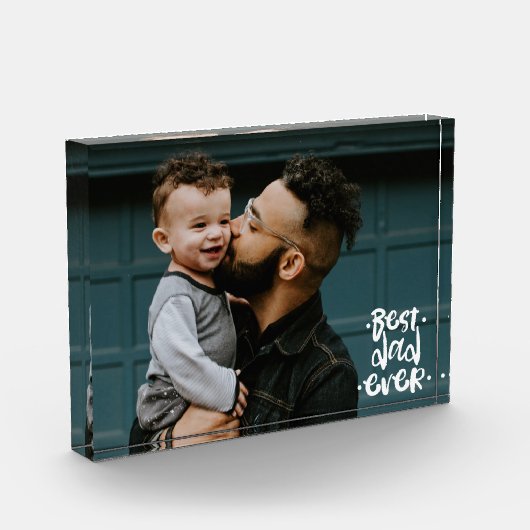 Beste vader ooit Aangepast Foto Vaderdag Cadeau  (Links)