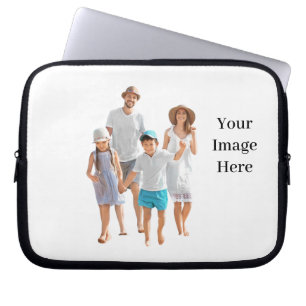 Beste vader ooit Aangepast Foto Vaderdag Cadeau Laptop Sleeve
