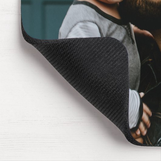 Beste vader ooit Aangepast Foto Vaderdag Cadeau Muismat (Hoek)