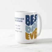 Beste vader ooit aangepast koffiemok (Voorkant rechts)