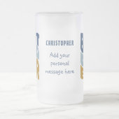 Beste vader ooit aangepast matglas bierpul (Center)