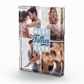 Beste vader ooit Aangepast Vier Fotoserie Collage Fotoblokken (Rechts)