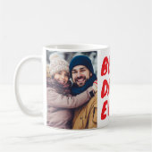 Beste. Vader. Ooit. Aangepaste 2 foto Koffiemok (Links)