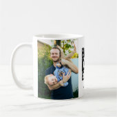 Beste vader ooit aangepaste 2-zijdige foto koffiemok (Links)