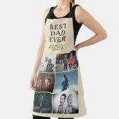Beste vader ooit aangepaste 6 foto collage schort (Insitu)