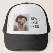 Beste vader ooit aangepaste Afbeeldingen Vaderdag Trucker Pet (Voorkant)