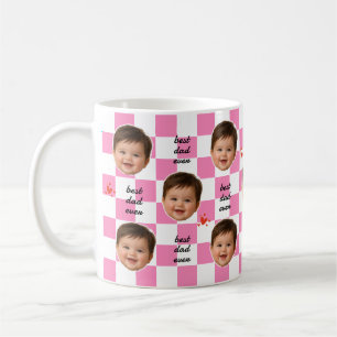 Beste vader ooit aangepaste baby fotomok koffiemok