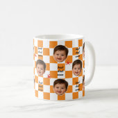 Beste vader ooit aangepaste baby fotomok koffiemok (Voorkant rechts)