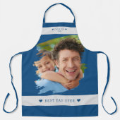 Beste vader ooit aangepaste foto gepersonaliseerd schort (Voorkant)