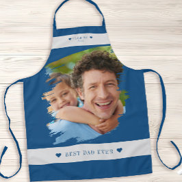 Beste vader ooit aangepaste foto gepersonaliseerd schort