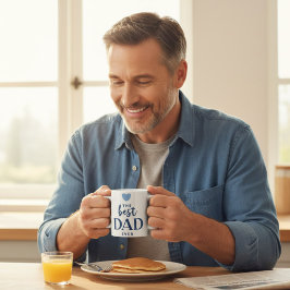 Beste vader ooit aangepaste foto koffiemok