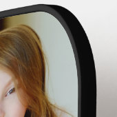 Beste vader ooit aangepaste foto naam grijs pickleball paddle (Links Detail)