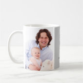 Beste vader ooit aangepaste foto naam Mok (Links)