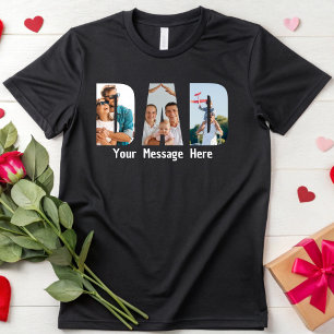 Beste vader ooit aangepaste foto vader verjaardag  t-shirt