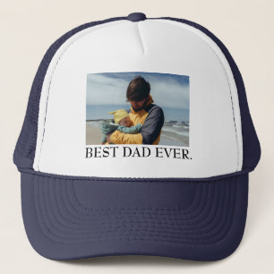 Beste Vader Ooit Aangepaste Foto Vaderdag Cadeau Trucker Pet