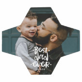 Beste vader ooit Aangepaste Foto Vaderdag Cadeauna Voetbal (Enkel)