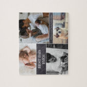 Beste vader ooit aangepaste fotocollage legpuzzel (Verticaal)