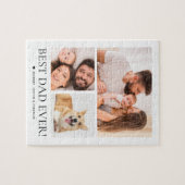 Beste vader ooit aangepaste foto's Vaderdag Collag Legpuzzel (Horizontaal)