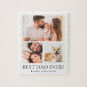 Beste vader ooit aangepaste foto's Vaderdag Collag Legpuzzel (Verticaal)