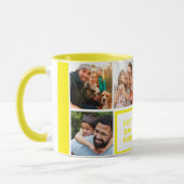 Beste vader ooit - Aangepaste Moderne Vaderdag Fot Mok (Links)