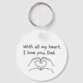 Beste vader ooit aangepaste naam Sleutelhanger (Achterkant)