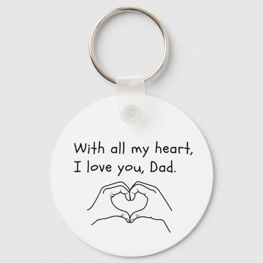 Beste vader ooit aangepaste naam Sleutelhanger (Achterkant)