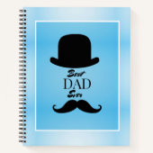 Beste vader ooit aangepaste Vaderdag spiraal Notit Notitieboek (Voorkant)