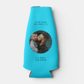 Beste vader ooit | Aangepaste Vaderdag voor foto's Flesjeskoeler (Voorkant)