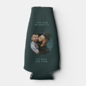 Beste vader ooit | Aangepaste Vaderdag voor foto's Flesjeskoeler (Voorkant)