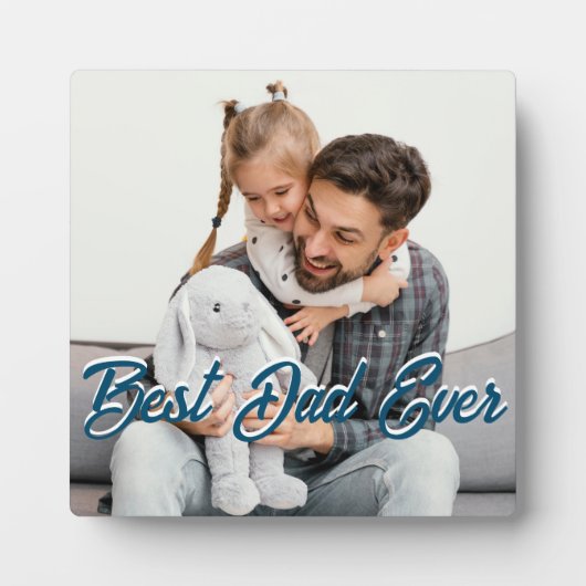 Beste vader ooit aangepaste vaders Dag Fotobekledi Fotoplaat (Voorkant)