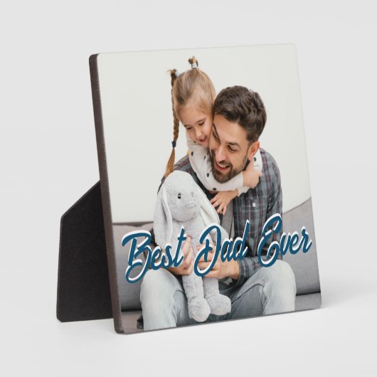 Beste vader ooit aangepaste vaders Dag Fotobekledi Fotoplaat (Voorkant)