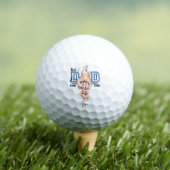 Beste vader ooit aangepaste vuistslag - een Kind Golfballen (Insitu Shirt)