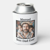 Beste vader ooit aanpassen Afbeelding / naam Koelb Blikjeskoeler (Blikje Achterkant)