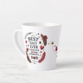 Beste vader ooit, altijd dankbaar latte mok (Linkerhoek)