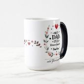 Beste vader ooit, altijd dankbaar magische mok (Voorkant rechts)