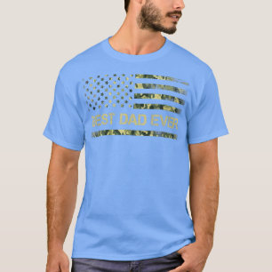 Beste vader ooit Amerikaanse militaire Camoule Vla T-shirt