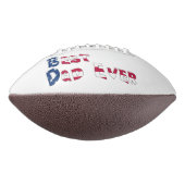 Beste vader ooit Amerikaanse vlag American Football (Gedraaid 90)