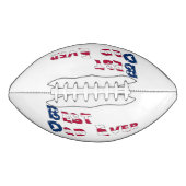Beste vader ooit Amerikaanse vlag American Football (Voorkant)