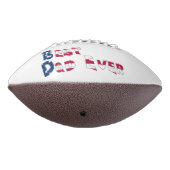 Beste vader ooit Amerikaanse vlag American Football (Gedraaid 270)