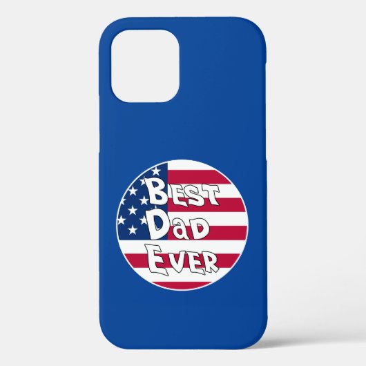Beste vader ooit Amerikaanse vlag Case-Mate iPhone Case (Achterkant)