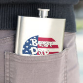 Beste vader ooit Amerikaanse vlag Flacon (Voorbeeld)