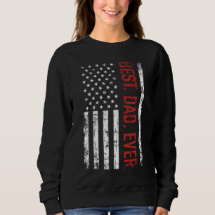 Beste vader ooit Amerikaanse vlag geschenk voor va Trui
