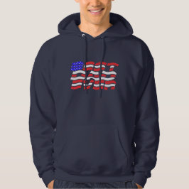 Beste vader ooit Amerikaanse vlag Hoodie