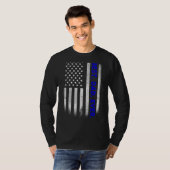  beste vader ooit Amerikaanse vlag met een druk ve T-shirt (Voorkant volledig)