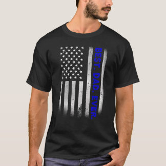  beste vader ooit Amerikaanse vlag met een druk ve T-shirt