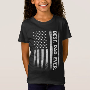  beste vader ooit Amerikaanse vlag met een druk ve T-shirt