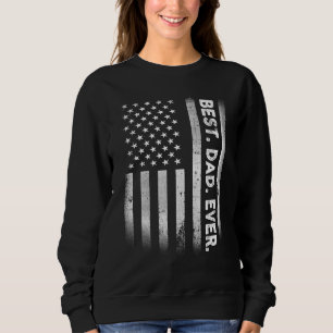 beste vader ooit Amerikaanse vlag met een druk ve Trui