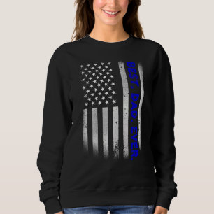 beste vader ooit Amerikaanse vlag met een druk ve Trui