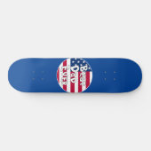 Beste vader ooit Amerikaanse vlag Persoonlijk Skateboard (Horizontaal)