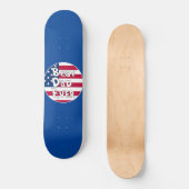 Beste vader ooit Amerikaanse vlag Persoonlijk Skateboard (Voorkant)
